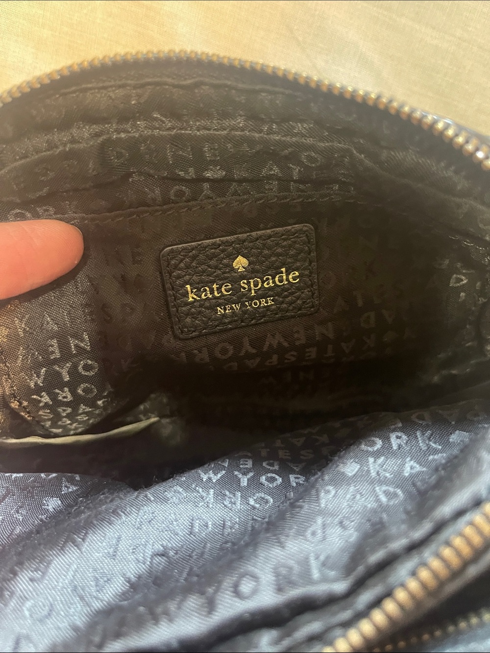 kate spade Black Pebbled Leather Crossbody Camera Bag - Picture 6 of 7